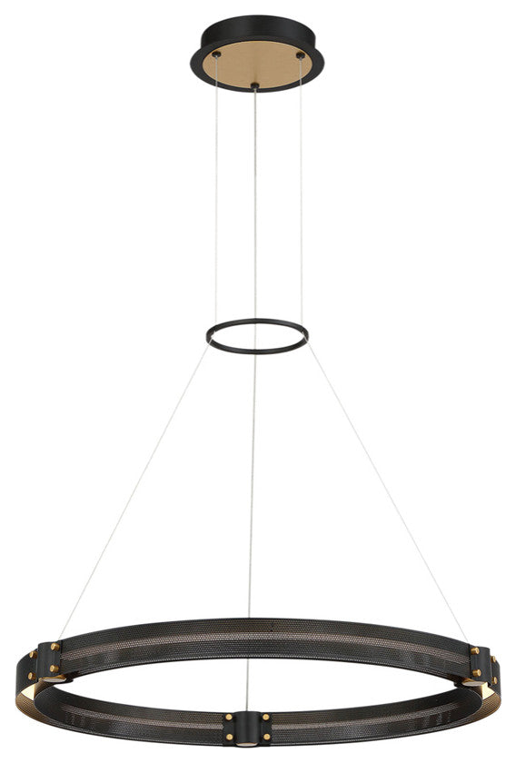 1-Light Contemporary Chandelier