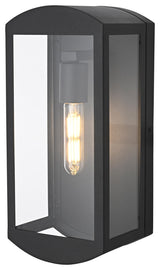 Home Living 6" Outdoor Wall Sconce, Black