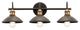 Kichler Clyde 3 Light Bath Light in Olde Bronze