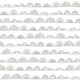 White & Gray Doodle Scallop Peel & Stick Wallpaper