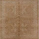 Ahgly Company Indoor Square Mid-Century Modern Area Rugs, 7' Square