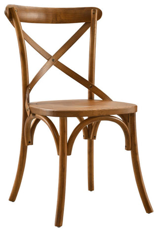 Gear Dining Side Chair, Walnut