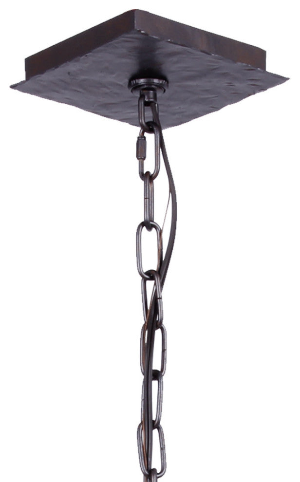 Crystorama Lighting Group 336 Capri 5 Light 24"W Wrought Iron - Antique Gold