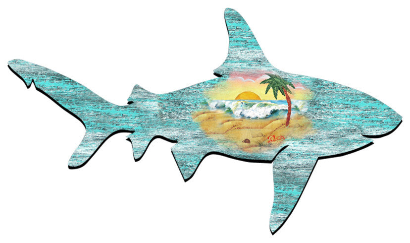 Shark Scenic Door Hanger