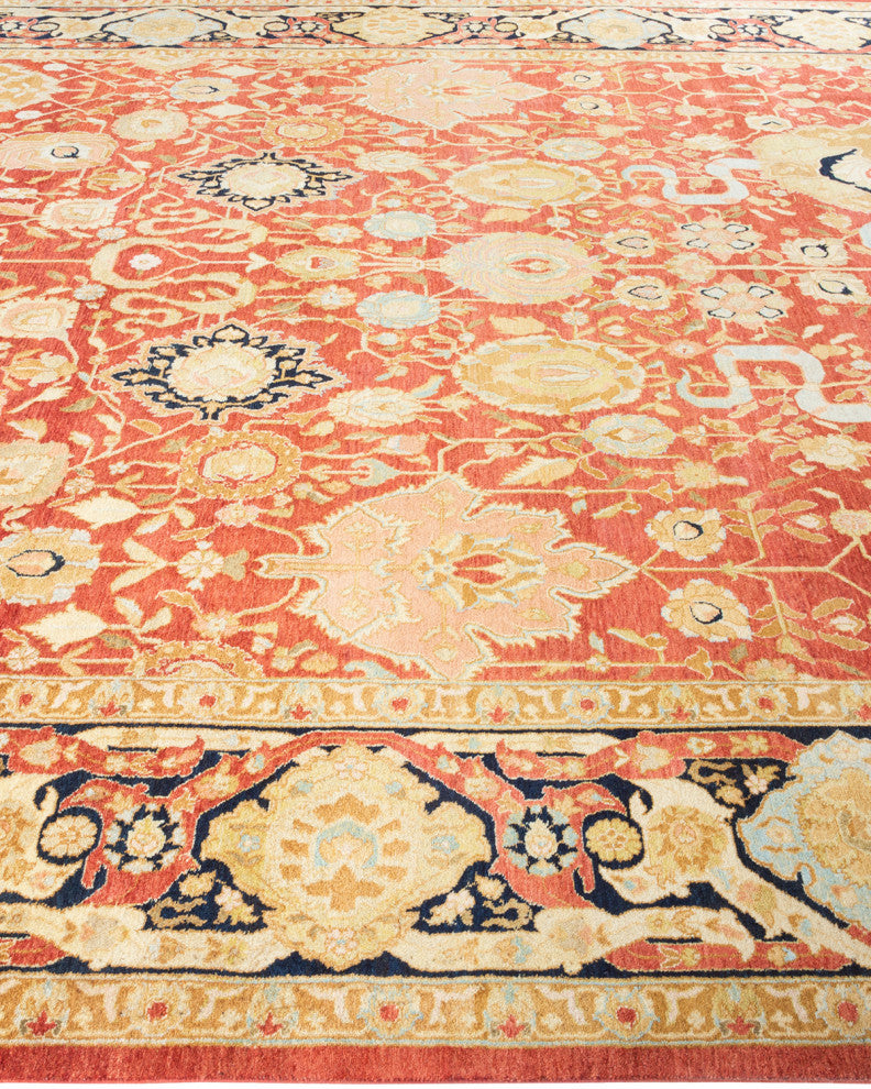 MOGUL, Hand Knotted Area Rug 11' 10" X 9' 3"