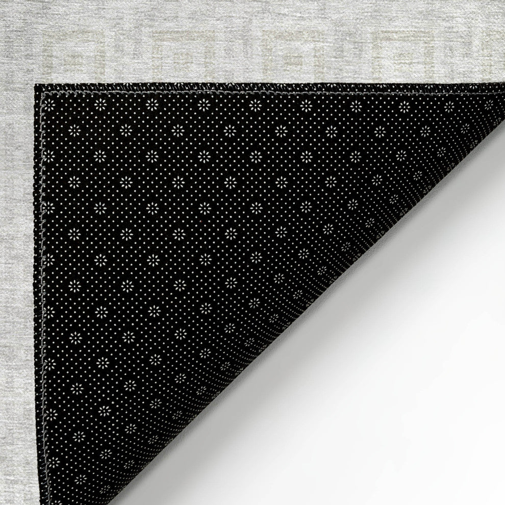 Indoor/Outdoor Marlo MO1 Linen Machine Washable 2'3" x 12' Rug
