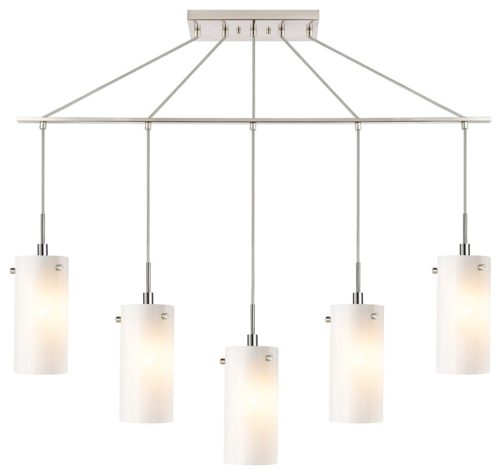 Woodbridge Lighting Tube 5-Light Linear Pendant