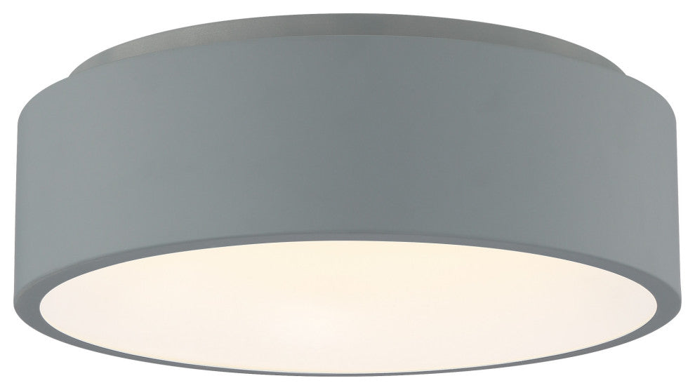 Access Lighting 50941LEDD Radiant 15"W Integrated LED Flush Mount - Gray