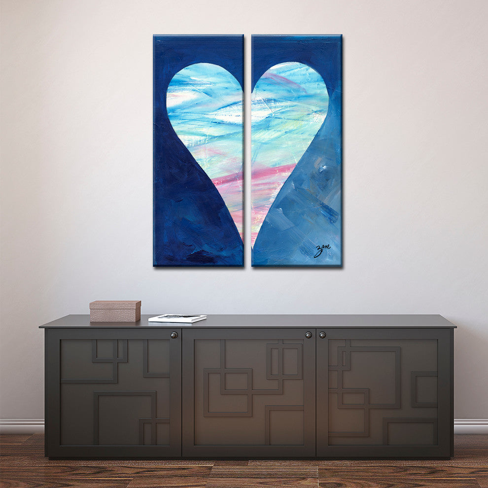 Heartwork "Antoine" 2-Piece Canvas Art Set, 40"x16"