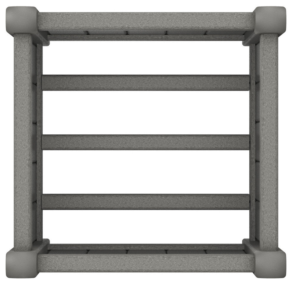 Polywood Traditional Garden 16" Planter, Teak