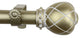 Supreme Curtain Rod, Light Gold, 48-84"