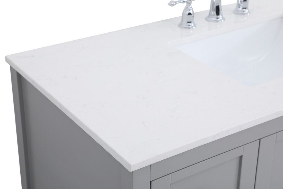 Tucker Grey 48" Single Sink Bathroom Vanity
