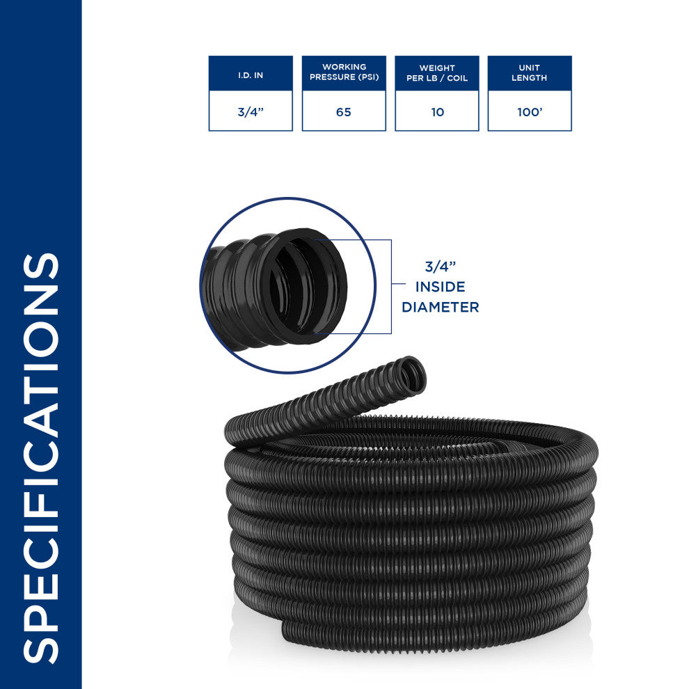 3/4" I.D. Kink Free Heavy x 100'
