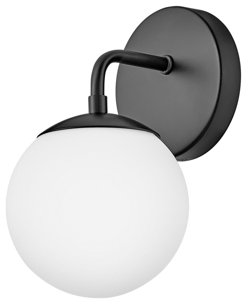 Lark Julep Bathroom Vanity Light, Black, 1 Light