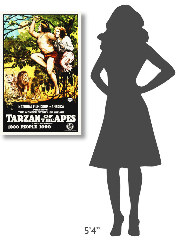 "Tarzan of The Apes - 1915" Canvas by Hollywood Photo Archive, 24x36"