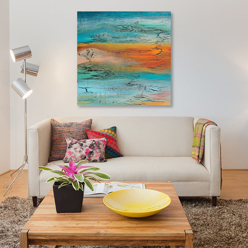 "Wordless Song" by Alicia Dunn, Canvas Print, 37"x37"