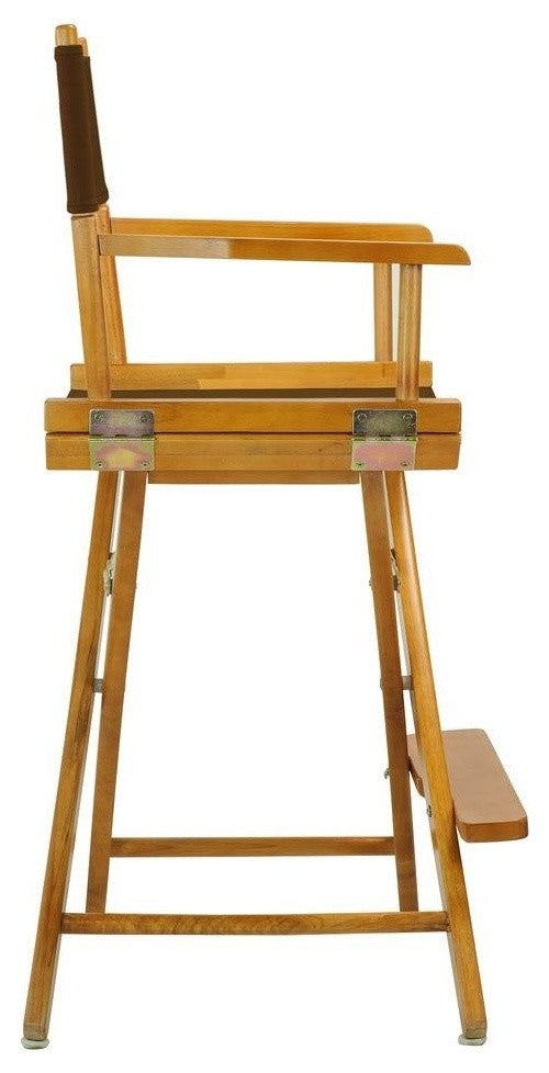 024" Director's Chair Honey Oak Frame-Brown Canvas