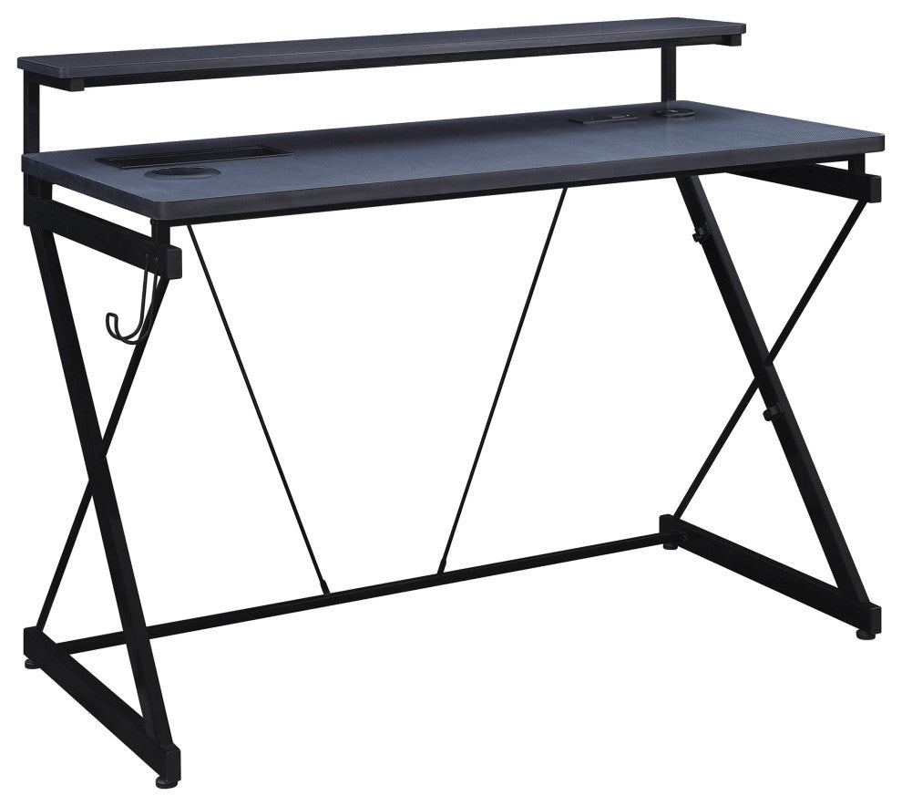 Emulator Battlestation Gaming Desk With RGB LED Lights