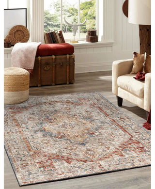 Hampton Medallion Area Rug - Beige, 7'10"x10'