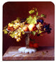 Johann Wilhelm Preyer A Still Life With A Bowl Of Fruit Wrapped Canvas
