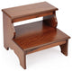Handcrafted Burl Step Stool