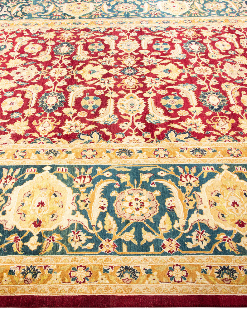 Mogul, One-of-a-Kind Hand-Knotted Area Rug Red, 8' 2" x 10' 4"