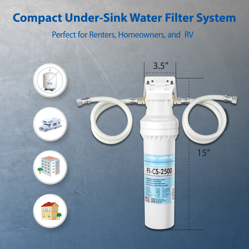 APEC Premium Quality High Capacity Under-Counter Water Filtration System