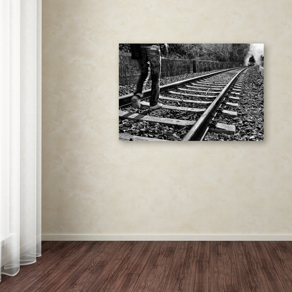 Andrea Auf Dem 'Life Is Short' Canvas Art, 19x12