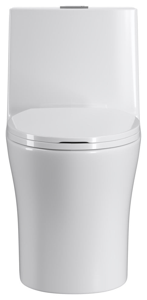 One-piece Floor Mounted Elongated Toilet, 1.27 GFP