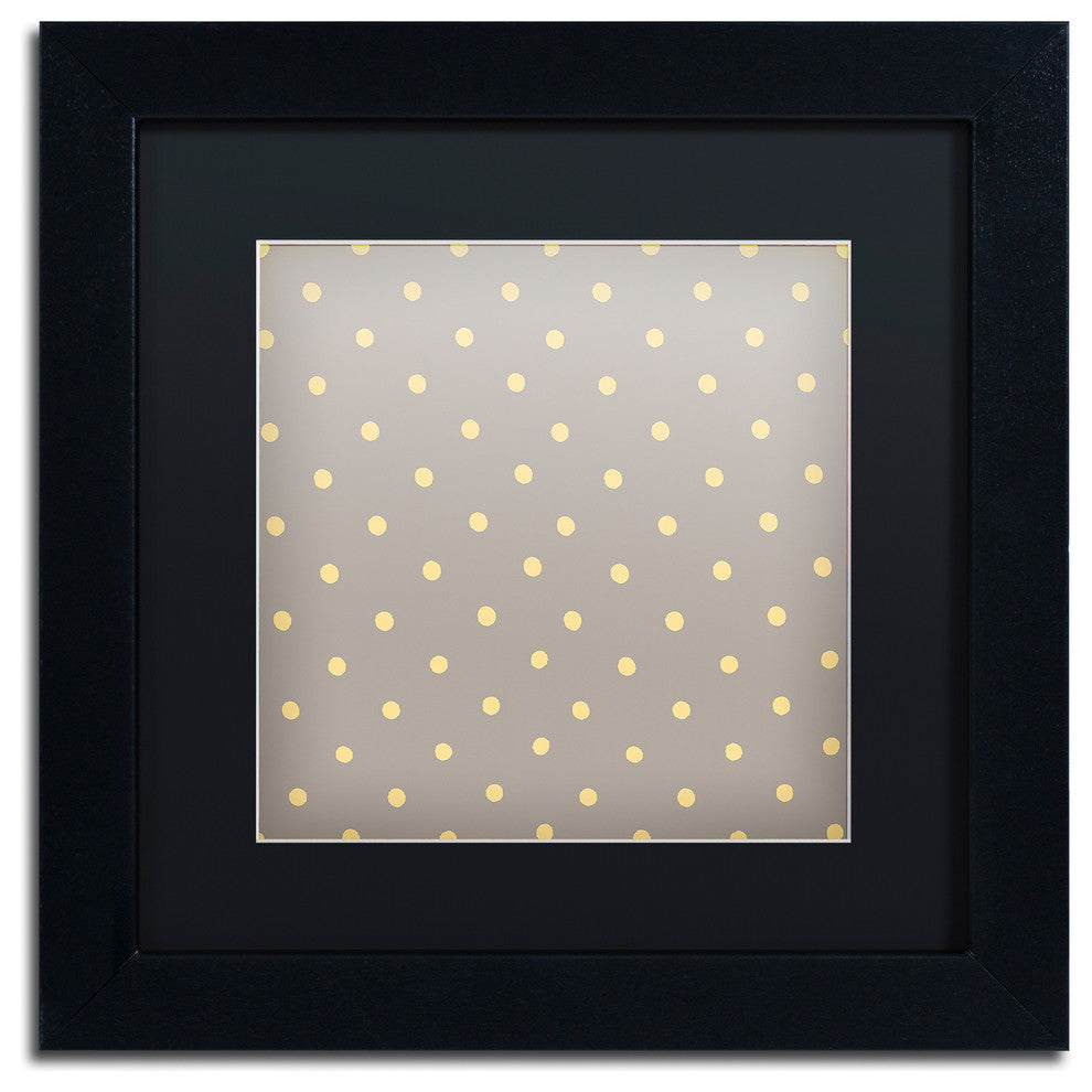 Color Bakery 'English Garden III', Black Frame, Black Mat, 11x11