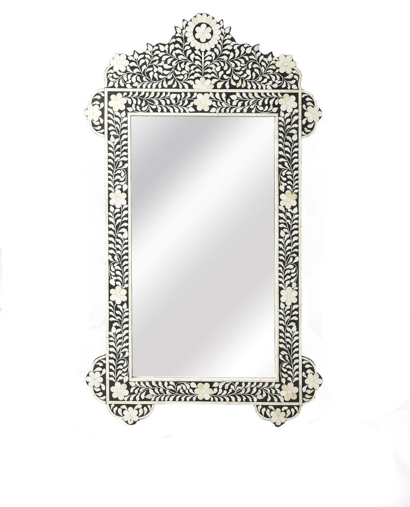 Butler Vivienne Crown Bone Inlay Wall Mirror