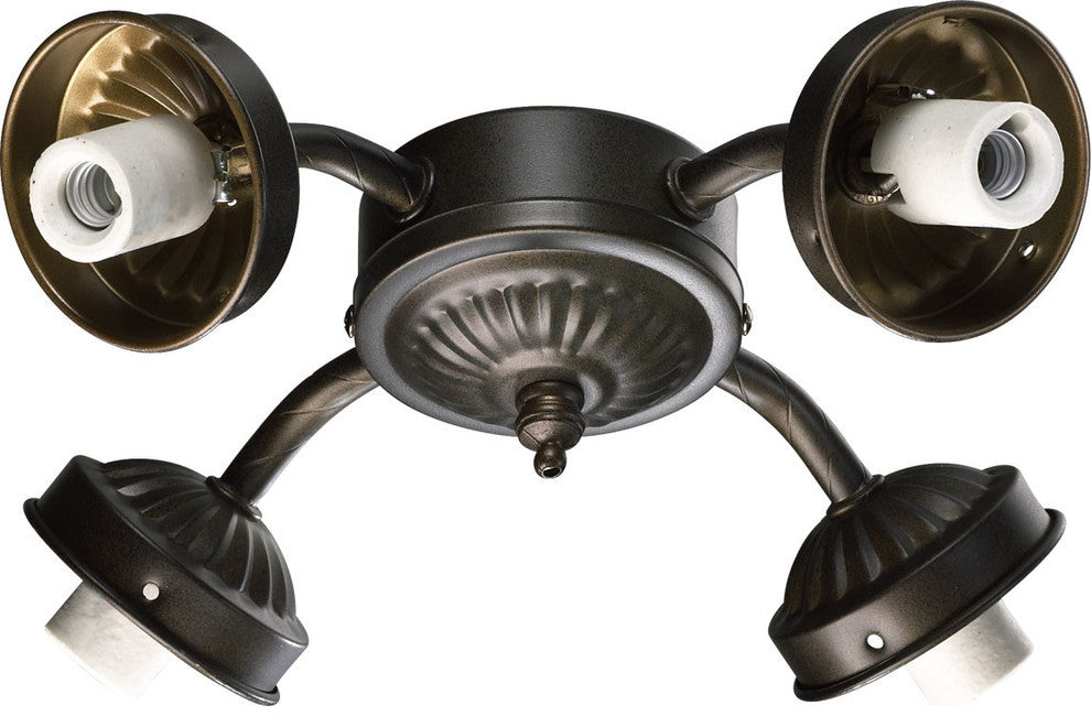 Quorum 2444-8086 LED Fan Light Kit, Oiled Bronze Finish