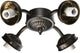 Quorum 2444-8086 LED Fan Light Kit, Oiled Bronze Finish