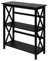 Montego Bookcase, Espresso, 3 Shelf