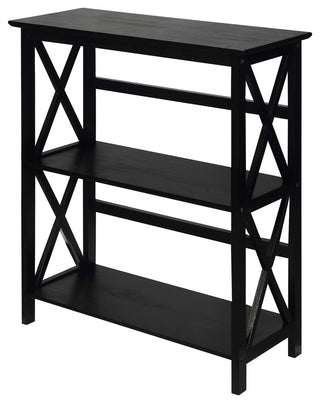 Montego Bookcase, Espresso, 3 Shelf