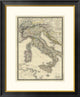 "Italie moderne, 1828" Framed Digital Print by Adrien Hubert Brue, 27x32"
