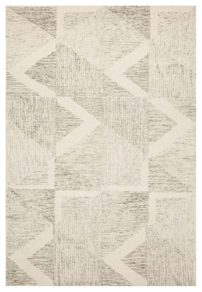 Milo MLO-06 Lt Grey/Granite 9'3"x13' Area Rug