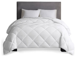 Sleep Philosophy Sateen Double Insertion Comforter, White, Full/Queen
