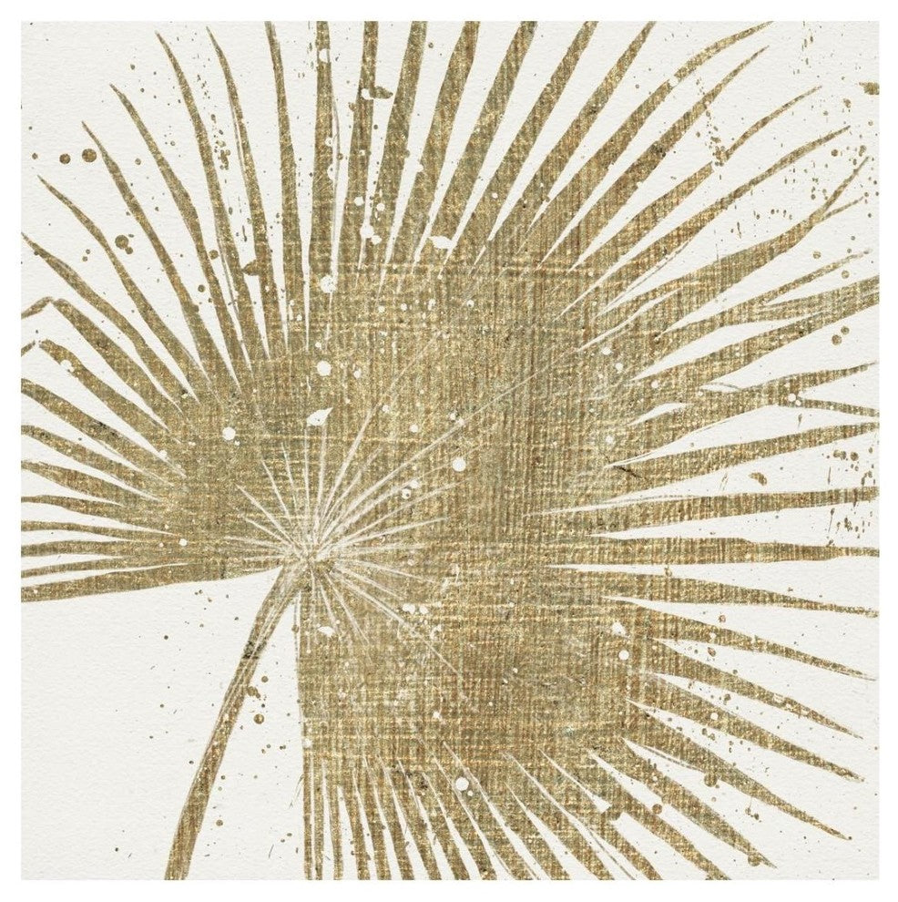 "Gold Leaves II" Digital Paper Print by Wellington Studio, 26"x26"