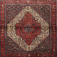 Ahgly Company Indoor Square Traditional Area Rugs, 3' Square