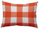 Buffalo Plaid Accent Pillow, Harvest Orange, 14"x20"