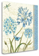 "Blue Melody IV" By Daphne Brissonnet, Giclee Print on Gallery Wrap Canvas