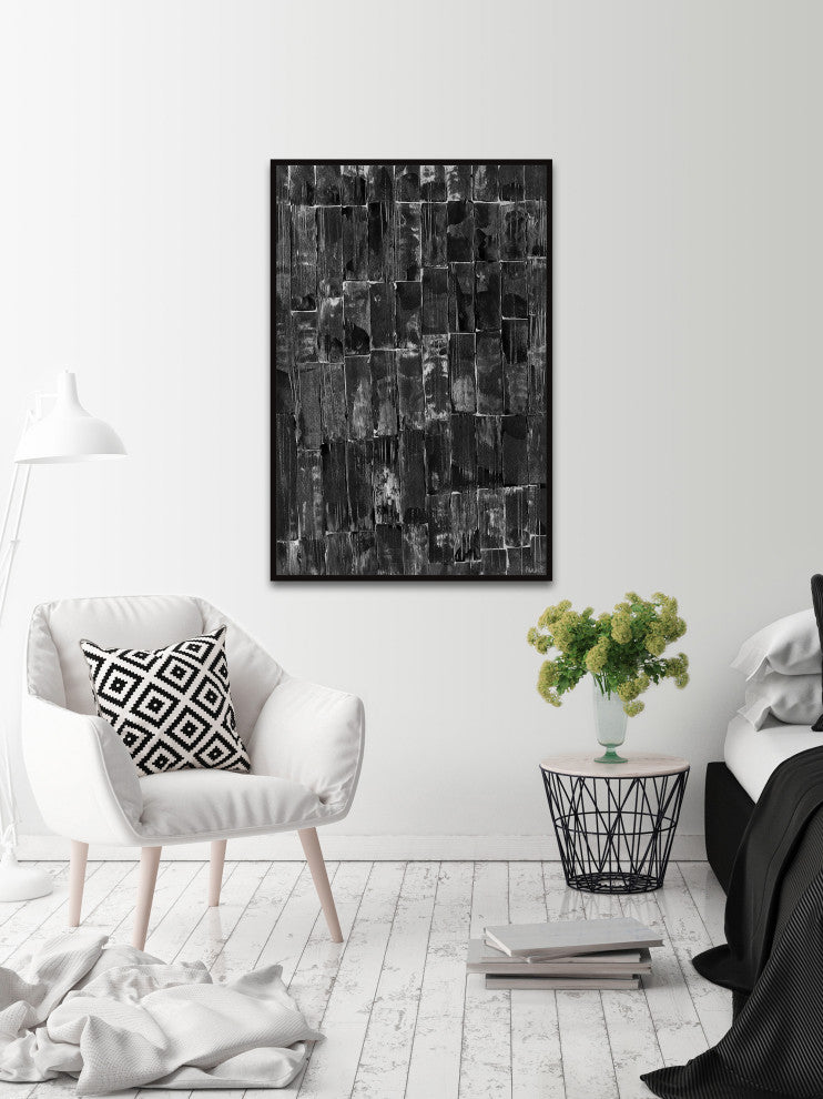 "Moments of Confusion" Floater Framed Painting Print on Canvas, 12x18