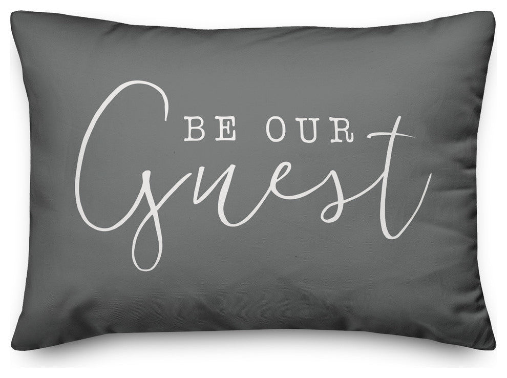 Be Our Guest Outdoor Lumbar Pillow