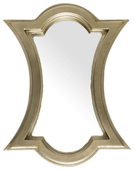 Avalon 12" x 15" Gold Wood Frame Mirror