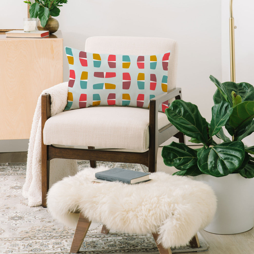 Mirimo Modern Play 01 Oblong Throw Pillow