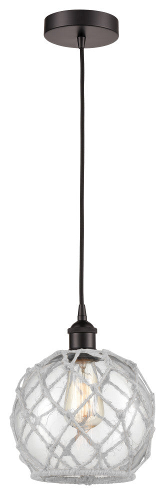 Innovations 616-1P-OB-G122-8RW 1-Light Mini Pendant, Oil Rubbed Bronze