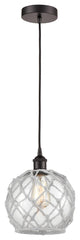 Innovations 616-1P-OB-G122-8RW 1-Light Mini Pendant, Oil Rubbed Bronze