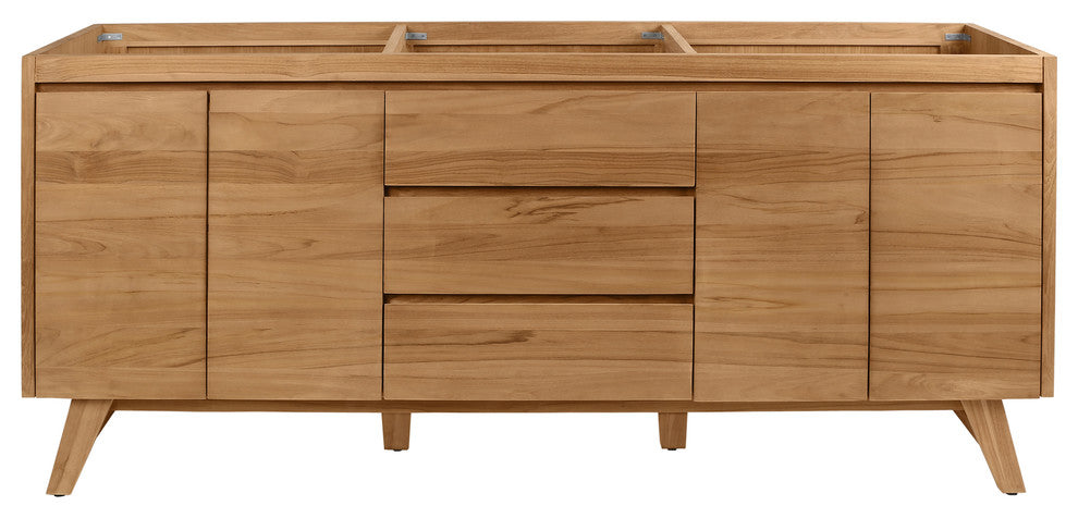 Avanity Coventry 72" Vanity Only, Natural Teak Finish