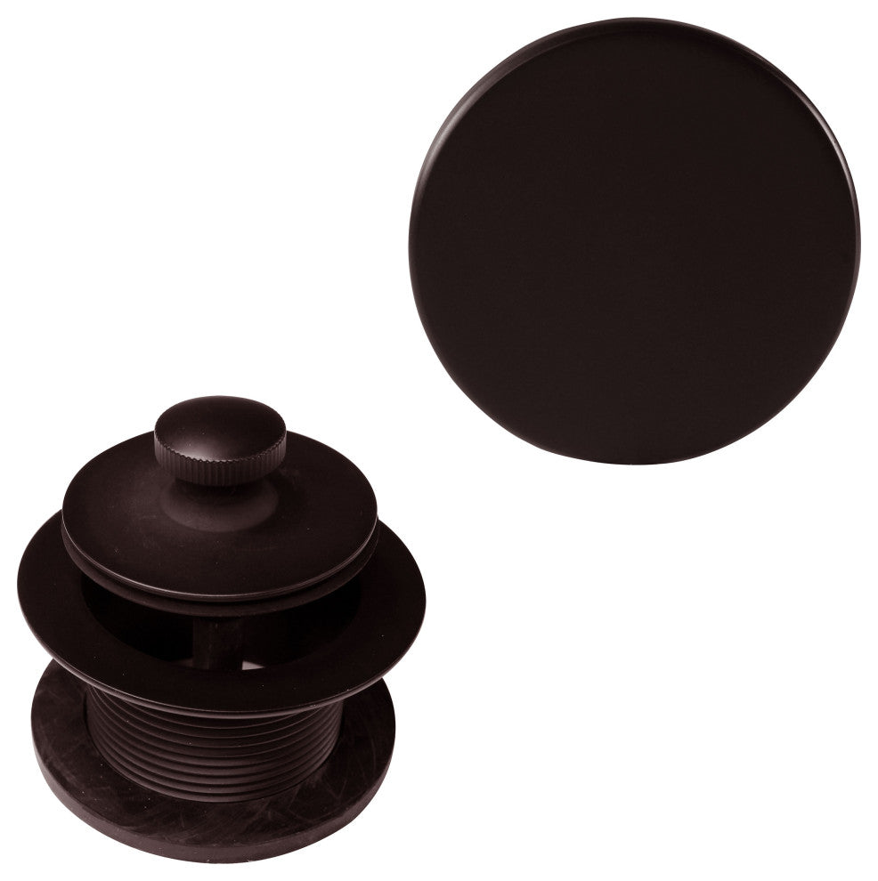 Illusionary Overflow 12" & 4" Sch. 40 PVC Bath Waste and Overflow Lift, Oil Rubbed Bronze